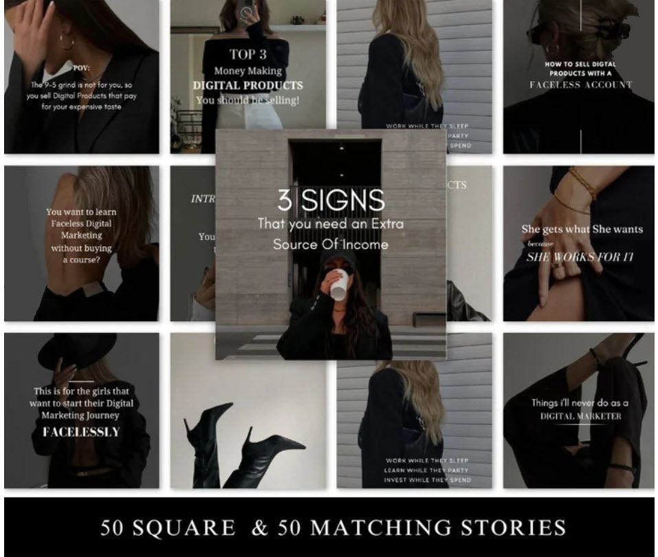 50+ Instagram Posts for Digital Marketing