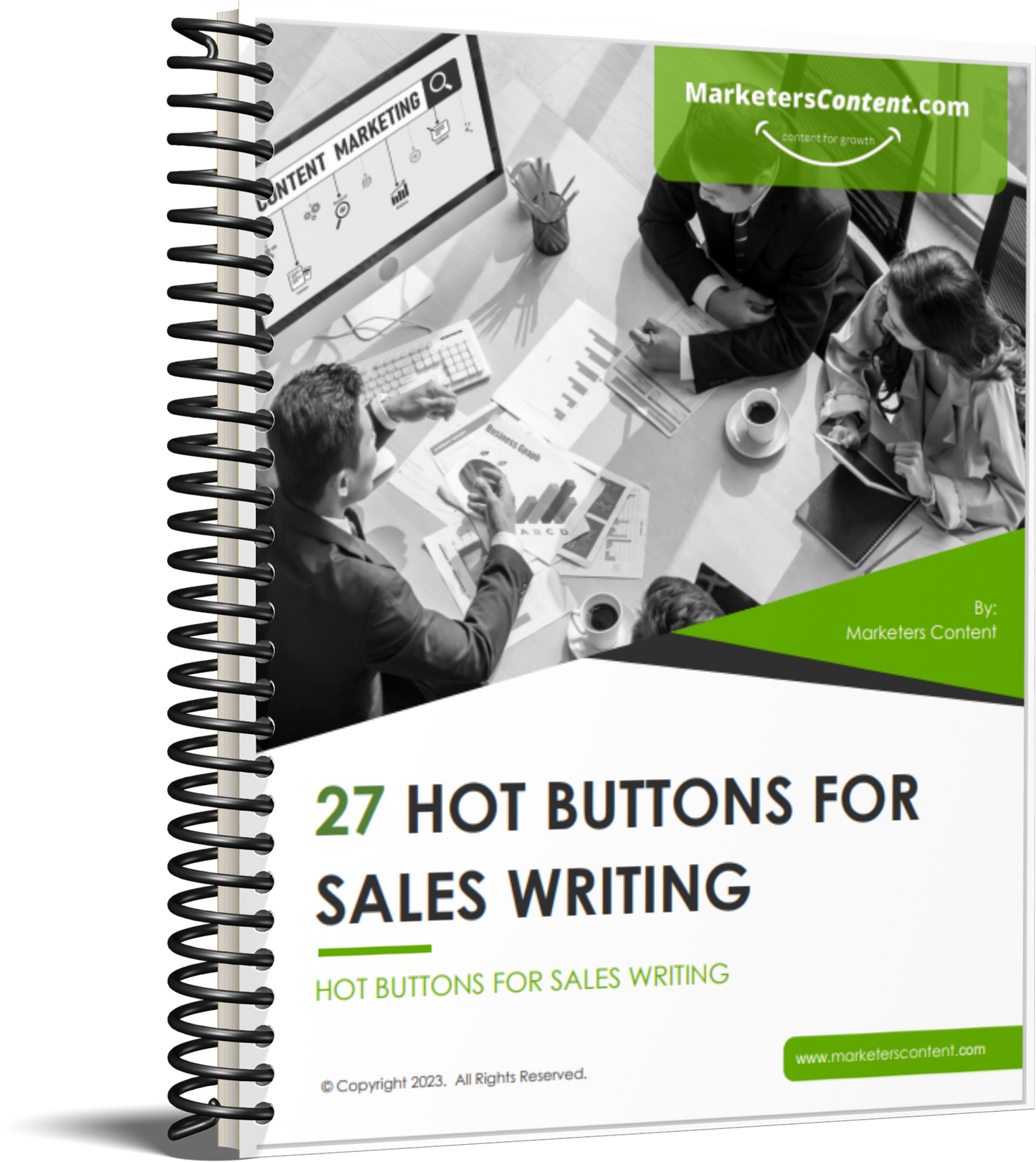 27 HOT BUTTONS FOR SALES WRITING