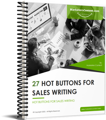 27 HOT BUTTONS FOR SALES WRITING