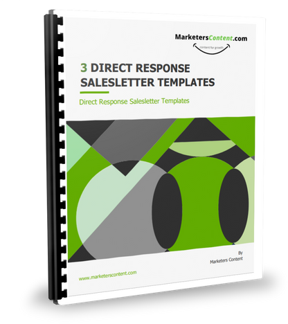 3 DIRECT RESPONSE SALESLETTER TEMPLATES